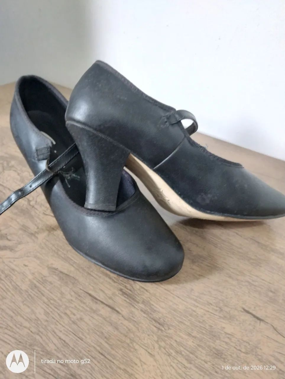 Sapato de dança salão preto 