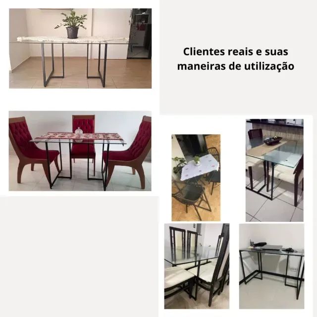PÉ DE MESA ESTILO INDUSTRIAL - Foto 4