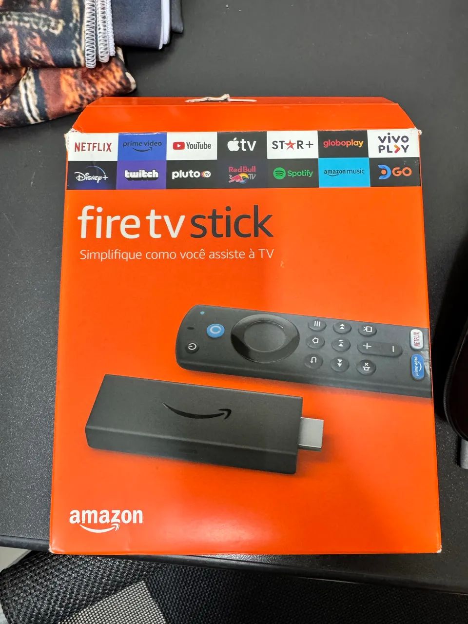 Fire tv stick comprei e nunca usei aceito troca
