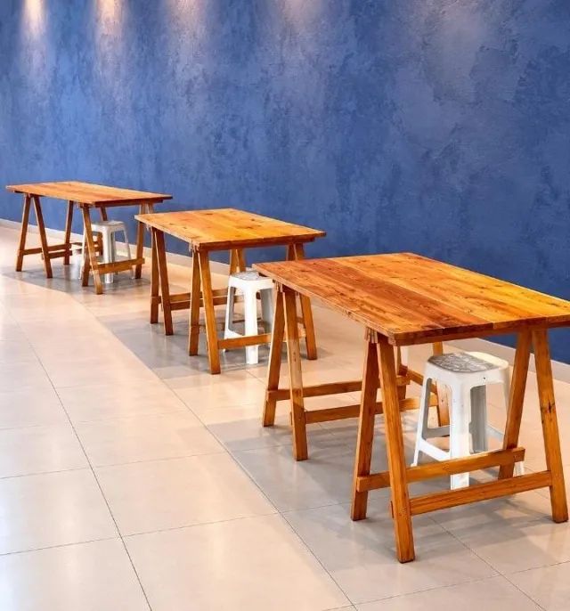 Mesa de Madeira Desmontável - Foto 3