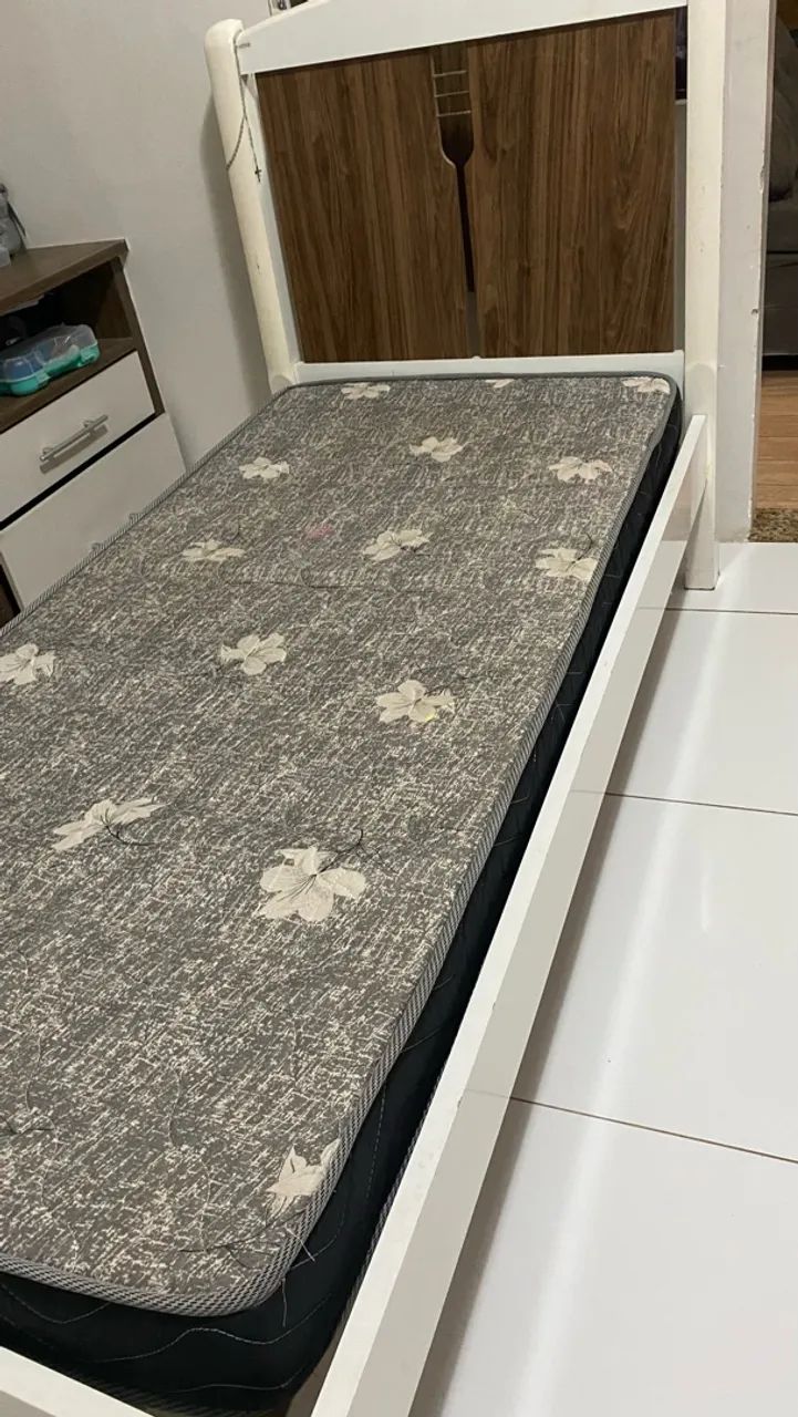 Cama Solteiro Usada - Foto 4
