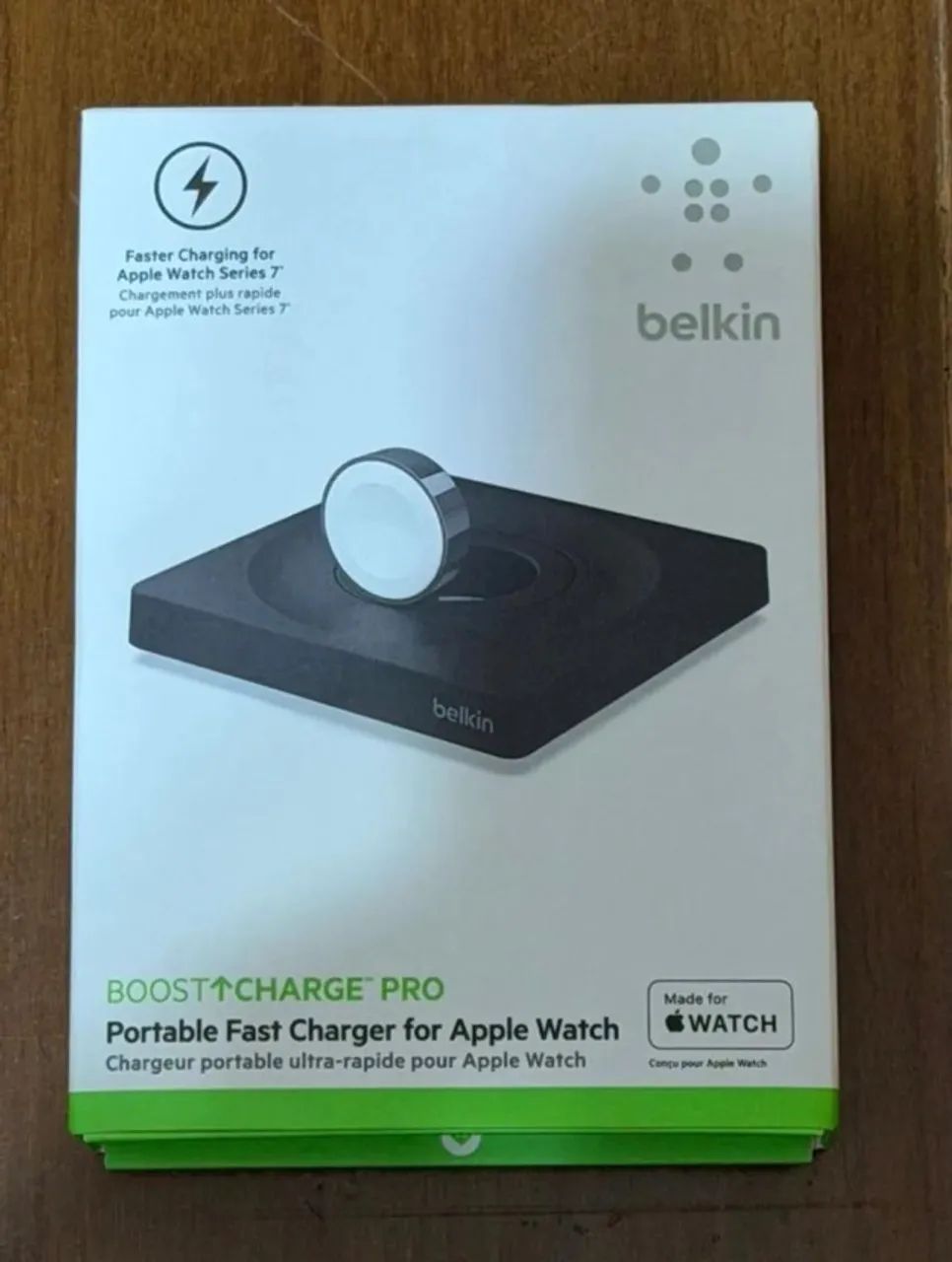 Carregador Belkin BOOST | CHARGE PRO Portátil para Apple Watch - Preto - Condição: NOVO
