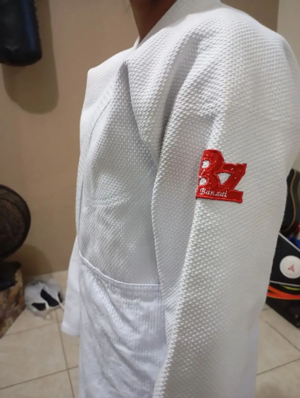Kimono judô ? jiu-jitsu branco transado  - Foto 4