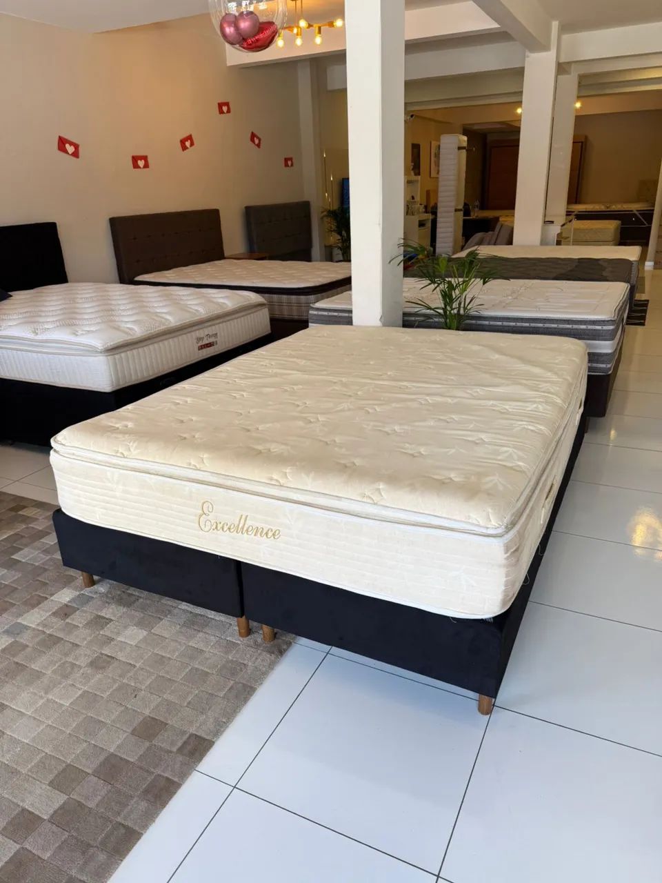 Cama box QUEEN MANNES USADA - ENTREGAMOS  - Foto 2