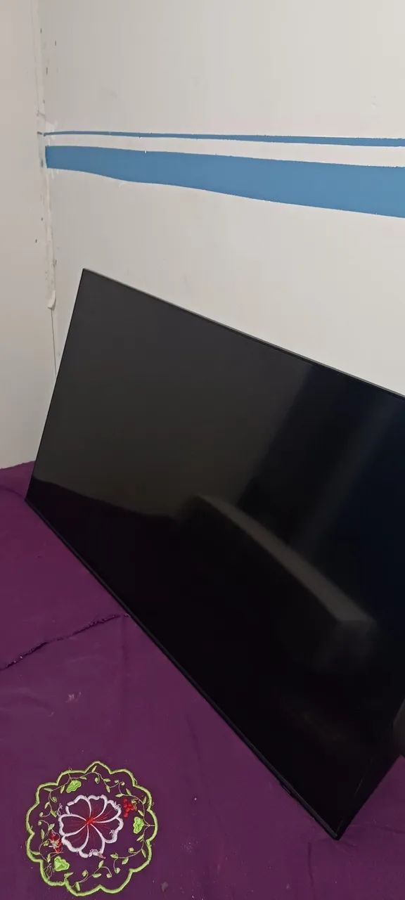 TV SAMSUNG QLED 50 POLEGADAS TELA QUEIMADA