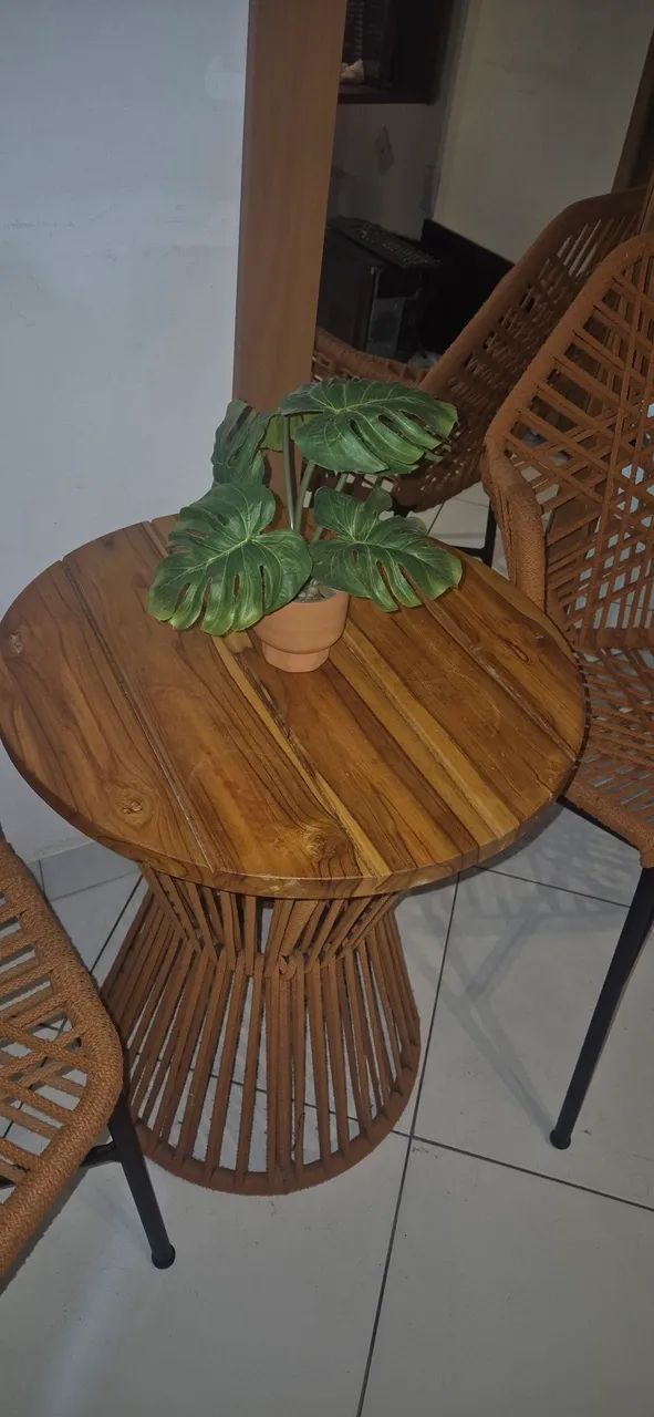 Jogo de cadeira com mesa para varanda  - Foto 3
