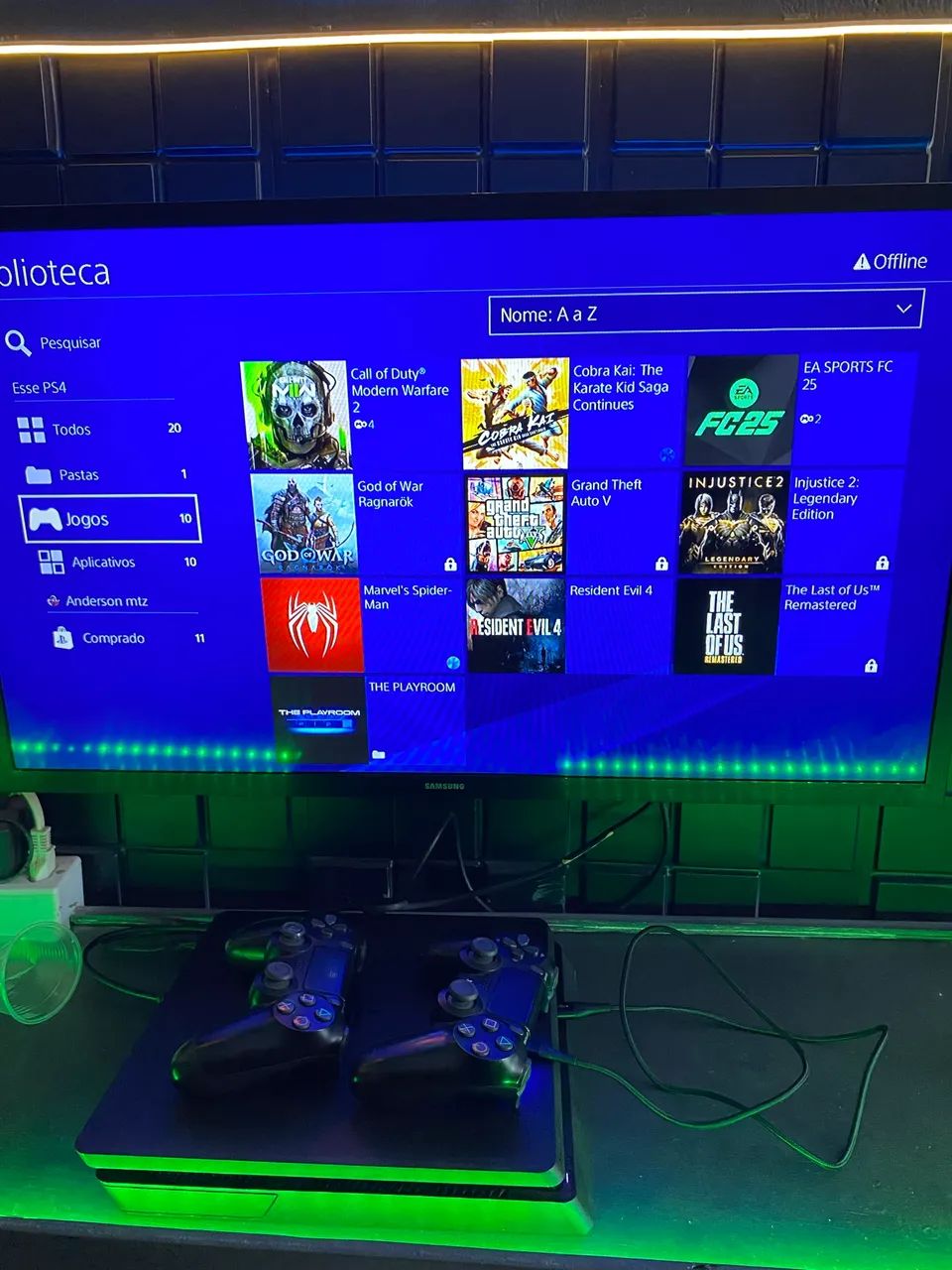 PS4 SLIM BLOQUEADO - COMPLETO - Foto 3