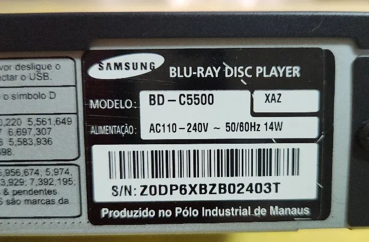 Blu-Ray Disc Player Samsung BD-C5500 - Foto 5