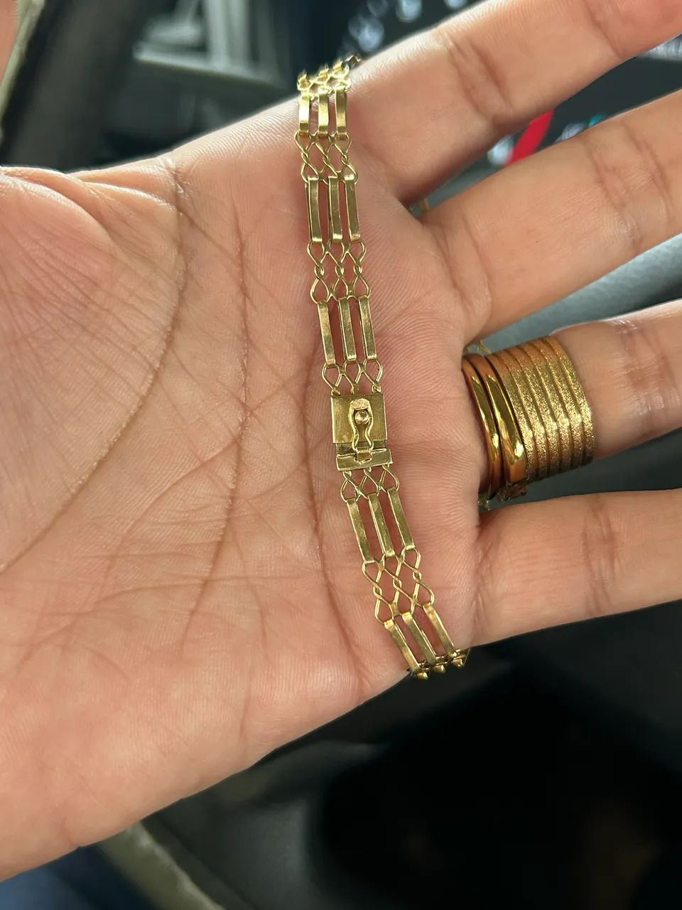 Pulseira de ouro 18