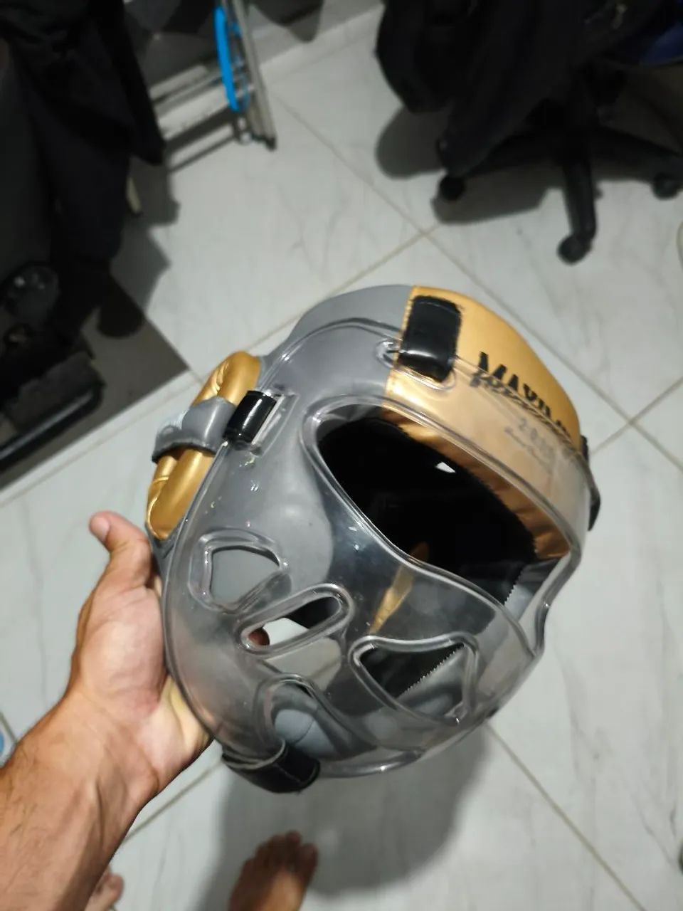 Luva de boxe + capacete profissional  - Foto 4