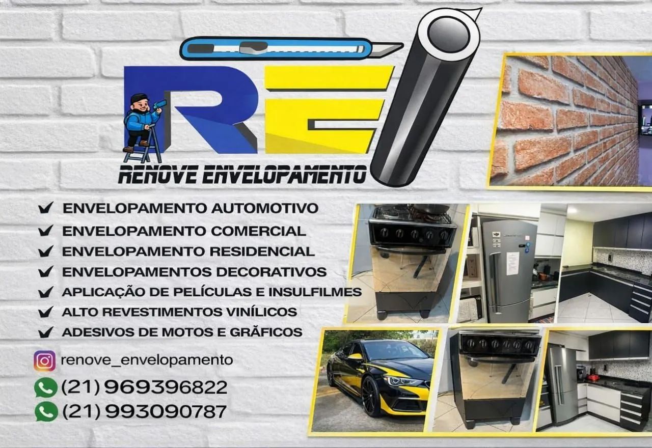 Envelopamento em geral móveis, parede, chão, em geral