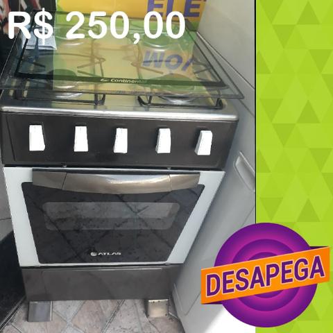 Fogão 4 bocas preto c branco xxx Imperdível