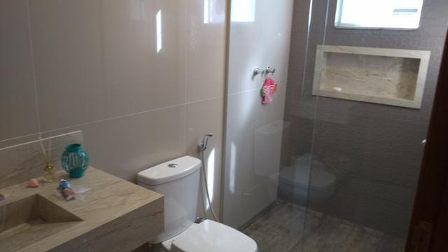 Samuel Pereira oferece: Casa 3 Suites Nova Moderna Pé Direito Duplo Piscina Churrasqueira - Foto 15