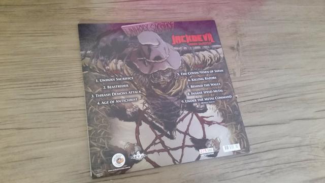 Lp Disco de Vinil Vermelho Jackdevil Unholy Sacrifice Thrash Metal - Foto 2
