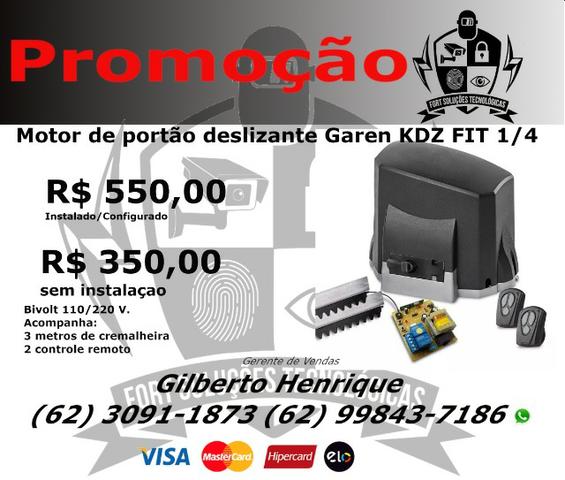 Motor de portão deslizante Garen Kdz FIT 1/4 HP