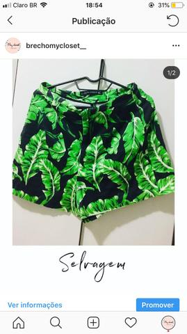 Short zara m R$40