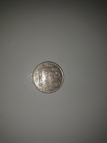 Moeda 20 centavos 1970 HR