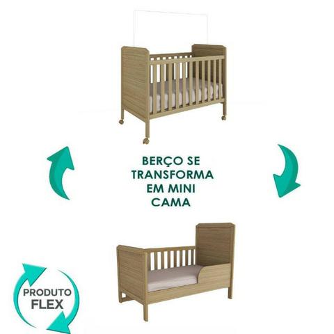 Quarto de bebê Armário, Cômoda e Berço Cloe - Lisi *NOVO - Foto 3