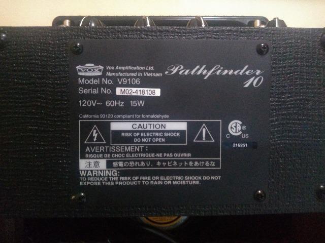Amplificador p/ guitarra Vox Pathfinder Classic - Foto 4