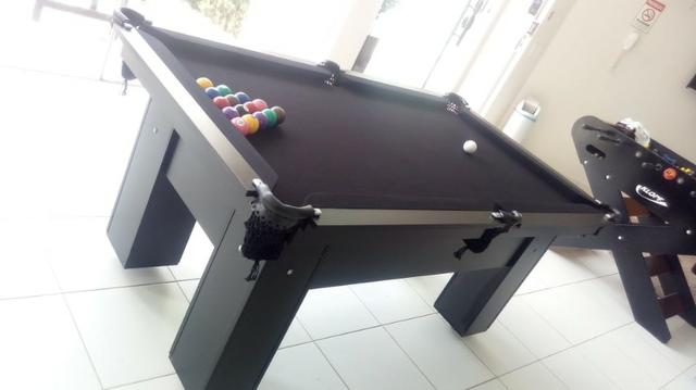 Mesa de Redinha Cor Preta Tecido Preto Mod. RYRW4413 - Foto 2
