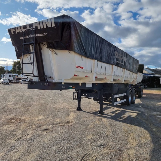 Rodo Caçamba Basculante Facchini 35+35m³ Com Dolly Esférico 2020