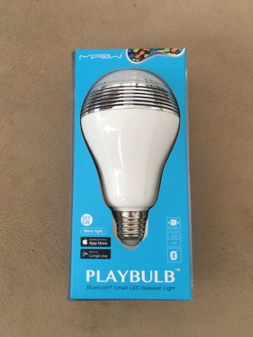 Caixa de som e lâmpada LED - PLAYBULB - Foto 3