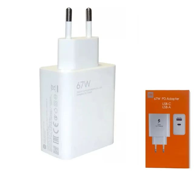 Fonte Carregador MI Pd Super Fast 67w - Compativel com Xiaomi, Redmi e Poco