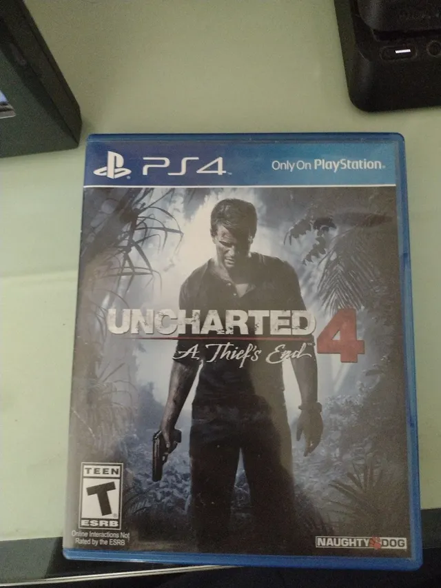 Uncharted 4 A Thief´s End P-S-4 Mídia Física Novo Lacrado