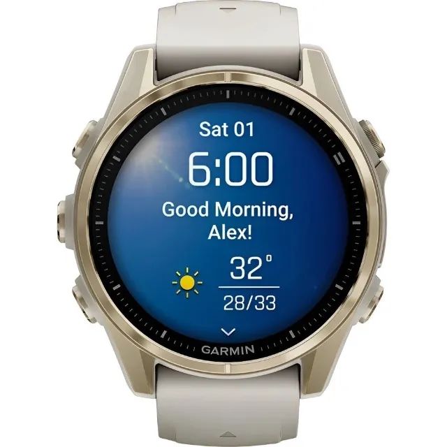 Relógio Garmin Fenix 8 43mm Amoled Sapphire - 010-02903-10 - Novos-Lacrados - Foto 4