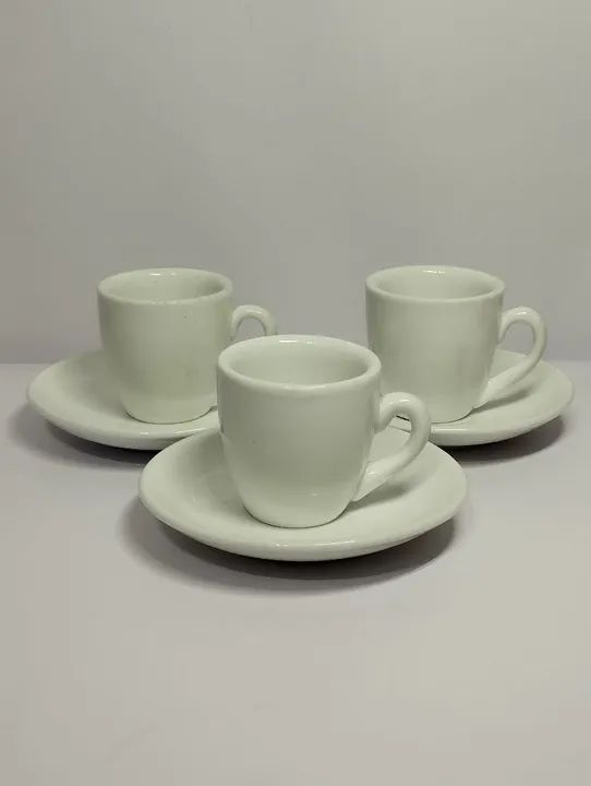Jogo com 3 Xícaras de Café Porcelana Mauá Antiga  - Foto 2