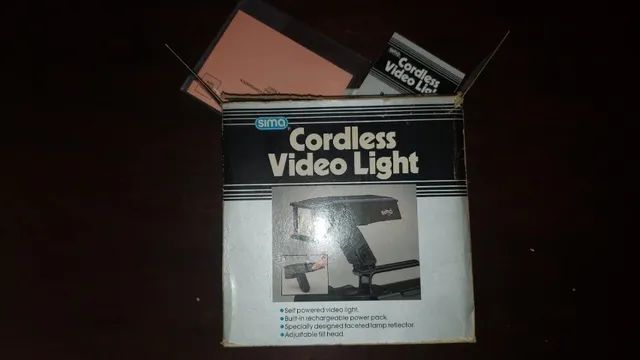 cordless video light sima  ano 1989 - Foto 5