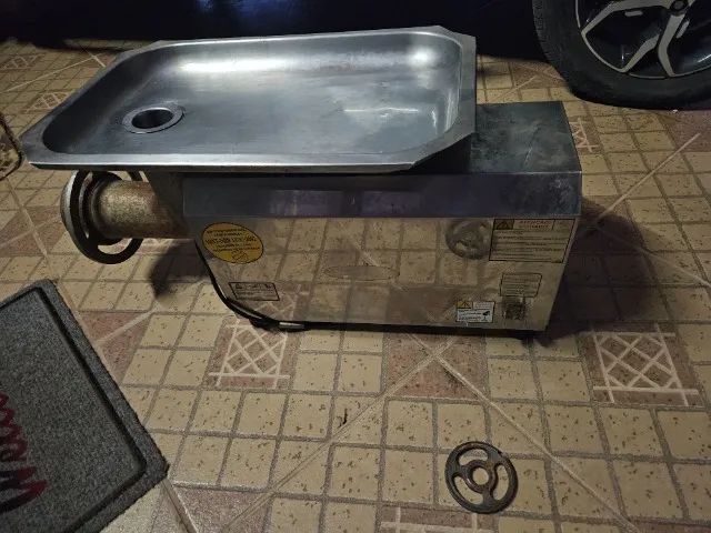 Moedor de carne boca 98 inox skymsen picador de carne - Foto 5
