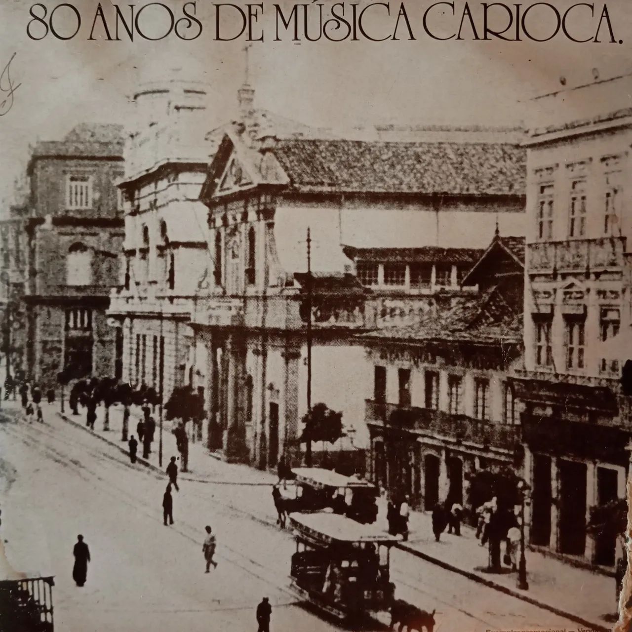 disco de vinil LP 80 Anos de Música Carioca