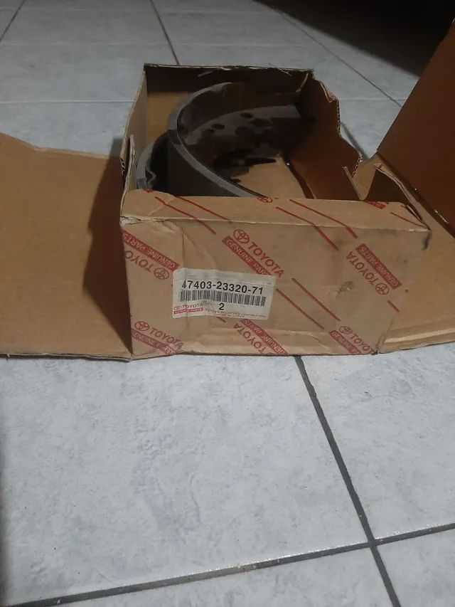 Sapata lona feio empilhadeira Toyota - Foto 5