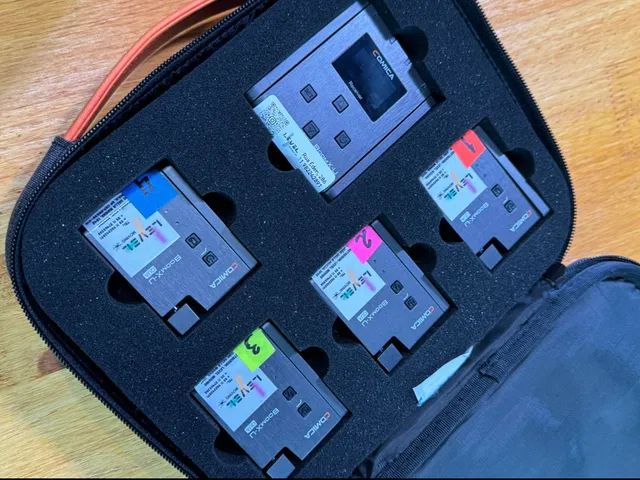 Microfone Lapela Quádruplo Digital Cômica BoomX-U QUA - Foto 3