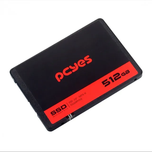 SSD 512GB Pcyes Sata III Leitura 550MB/S Gravacao 400MB/S - 1 Ano de Garantia - WZetta