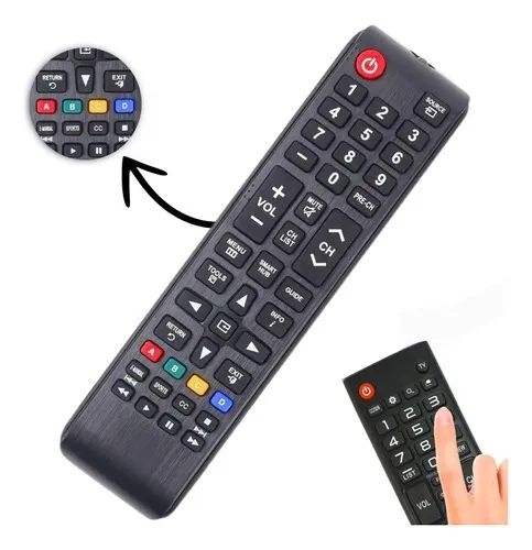 Controle Para Tvs Samsung Un32 Un40 Un43 Un48 Un50 Un55 U65 - Foto 2
