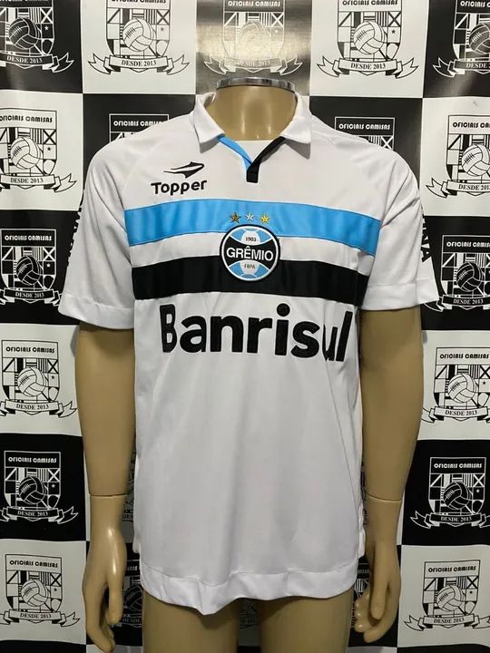 Camisa Grêmio Branca Topper 2012 tam G - Foto 2