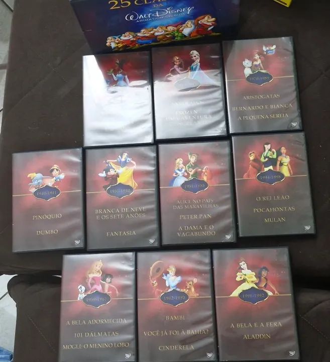 coleção 25 DVD's de clássicos da Disney. - Foto 4