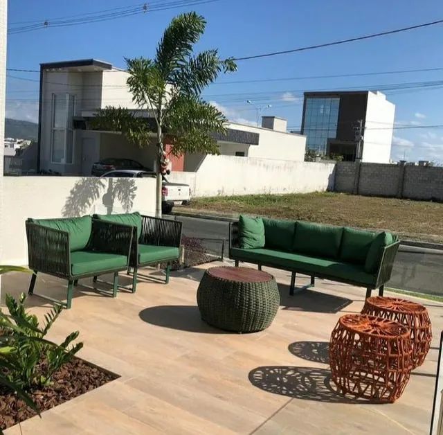 Jogo sofa corda nautica direto da fabrica