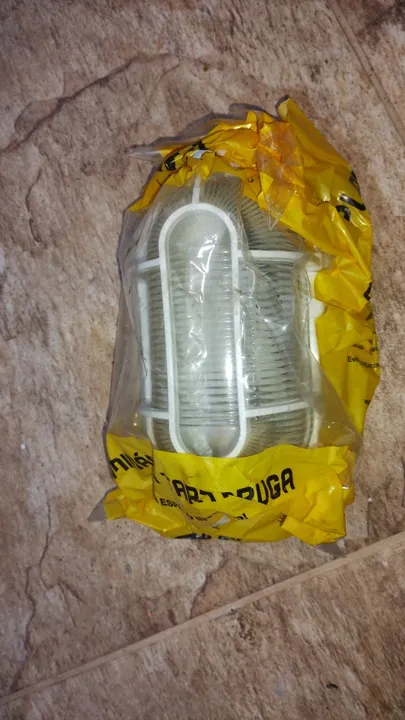 LUMINÁRIA TARTARUGA BRANCO PLASLUMI