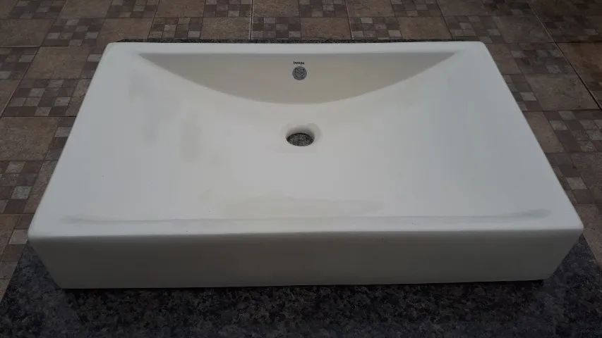 Cuba de Apoio para Banheiro Gran Pacific 65x41cm Branca