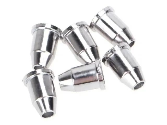 Buchas Virolas para Guitarra de 6 Cordas Cromo Kit com 6