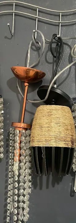 Luminárias para decoração, tanto para quartos, banheiros, e cozinha  - Foto 2