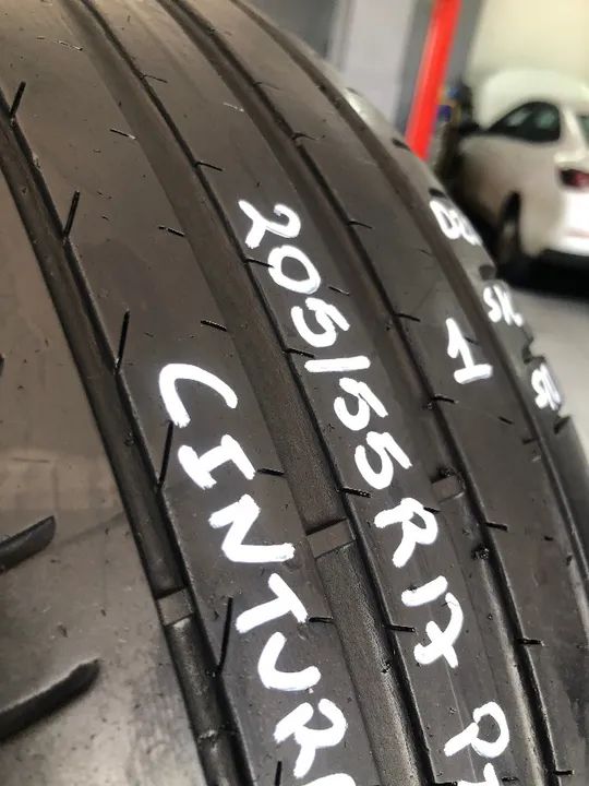 Pneu 205/55r17 Pirelli Cinturato P7 91v (usado) *1 - Foto 3