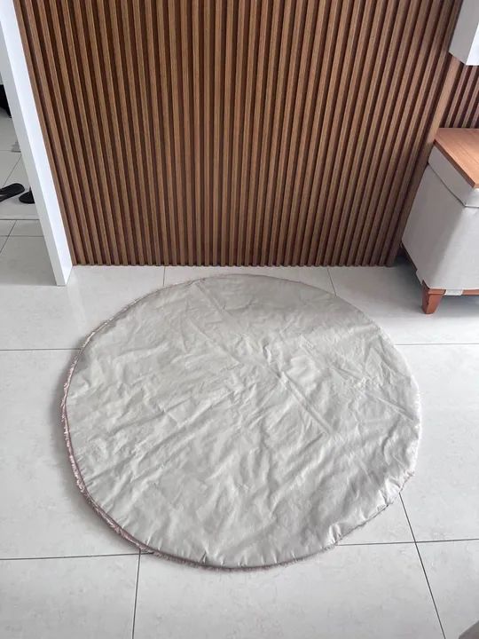 Lindo tapete de coruja redondo - Foto 2