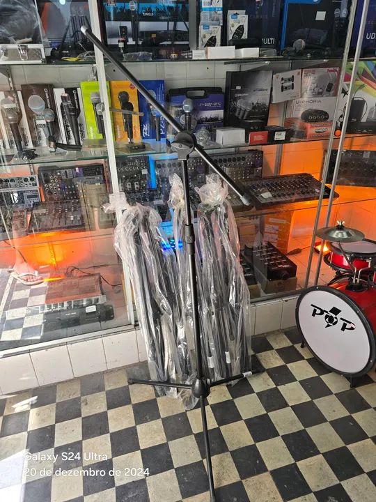 Pedestal para Microfone Profissional