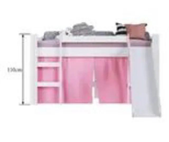 Cama c escorregador infantil seminovo lindo !