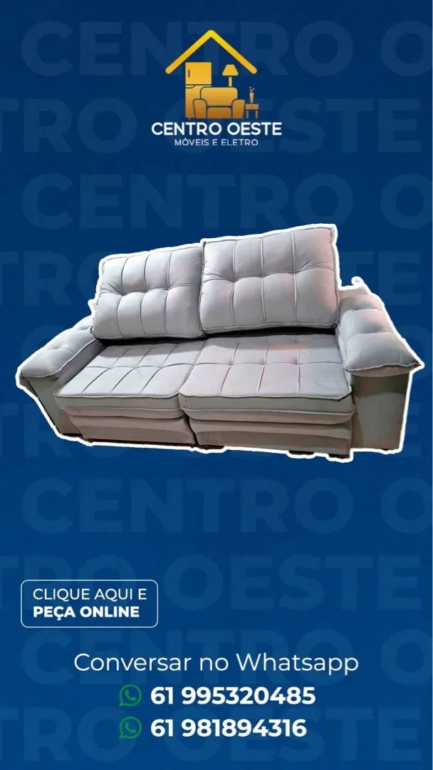 Sofá retrátil reciclável Milano 