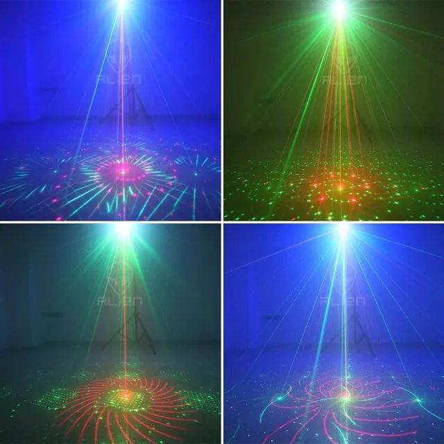 Projetor Laser Led Holográfico 5 Saídas Rgb Festa - Foto 4
